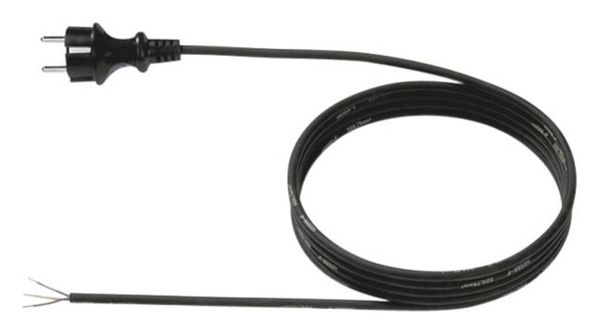 Produktbild: Bachmann 323.185 Strom Anschlusskabel Schwarz 3.00m