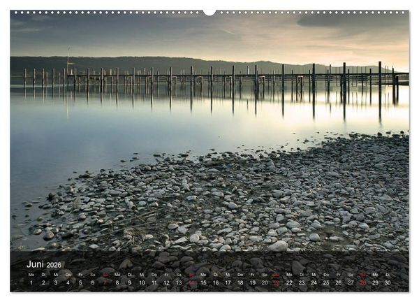 Produktbild: Stimmungsvoller Bodensee (hochwertiger Premium Wandkalender 2026 DIN A2 quer), Kunstdruck in Hochglanz