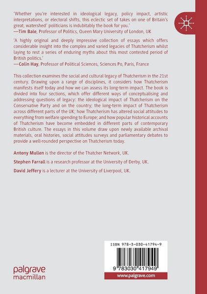 Produktbild: Thatcherism in the 21st Century
