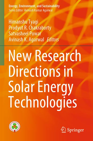 Produktbild: New Research Directions in Solar Energy Technologies