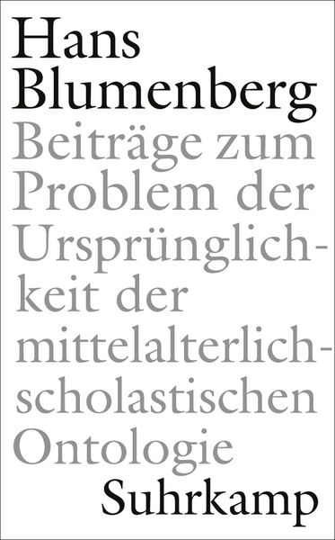 Produktbild: Beitr&auml;ge zum Problem der Urspr&uuml;nglichkeit der mittelalterlich-scholastischen Ontologie