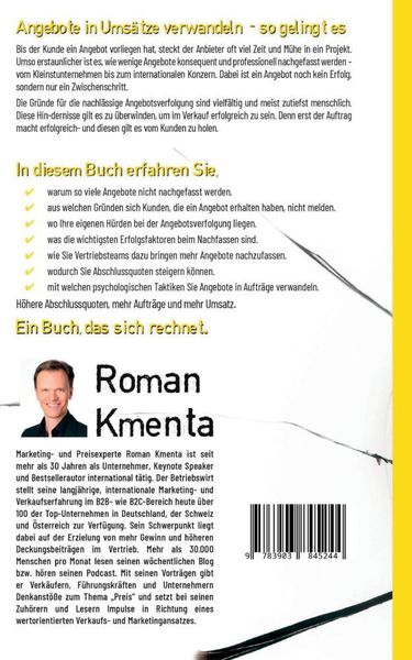Produktbild: Angebote erfolgreich nachfassen