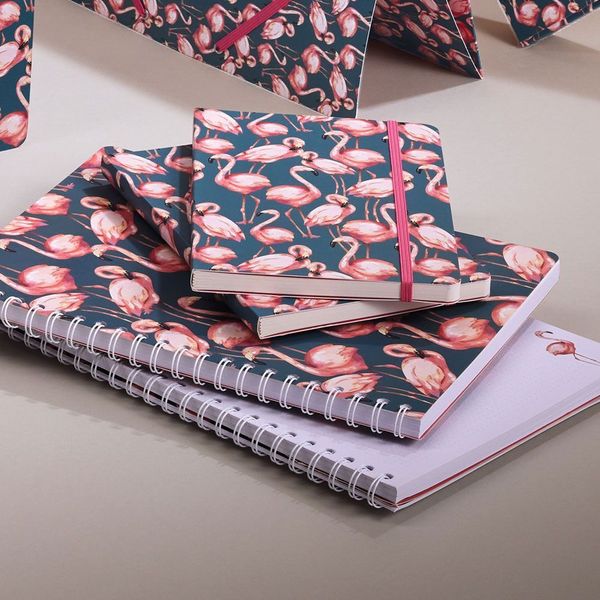 Produktbild: Ringbuch A4 Pink Flamingo