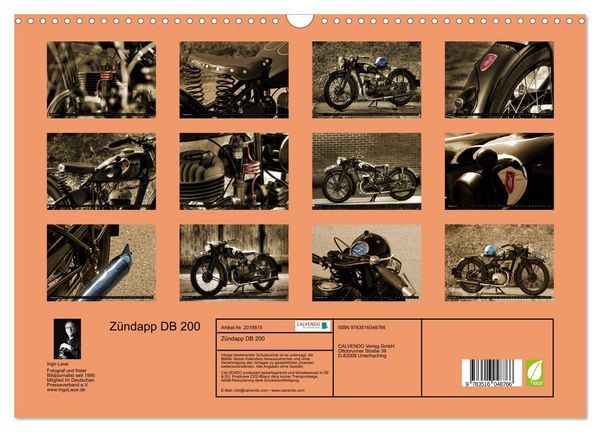 Produktbild: Z&uuml;ndapp DB 200 (Wandkalender 2026 DIN A3 quer), CALVENDO Monatskalender