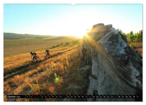 Produktbild: Mountainbike Traumpfade (hochwertiger Premium Wandkalender 2026 DIN A2 quer), Kunstdruck in Hochglanz
