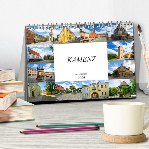 Produktbild: Kamenz Impressionen (Tischkalender 2026 DIN A5 quer), CALVENDO Monatskalender