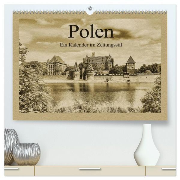 Produktbild: Polen &ndash; Ein Kalender im Zeitungsstil (hochwertiger Premium Wandkalender 2027 DIN A2 quer), Kunstdruck in Hochglanz