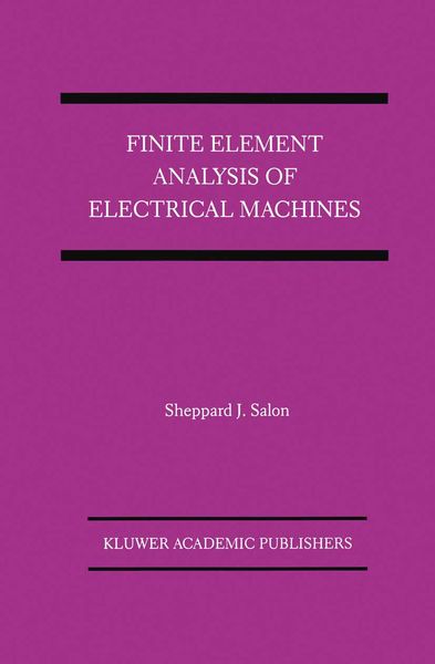 Produktbild: Finite Element Analysis of Electrical Machines
