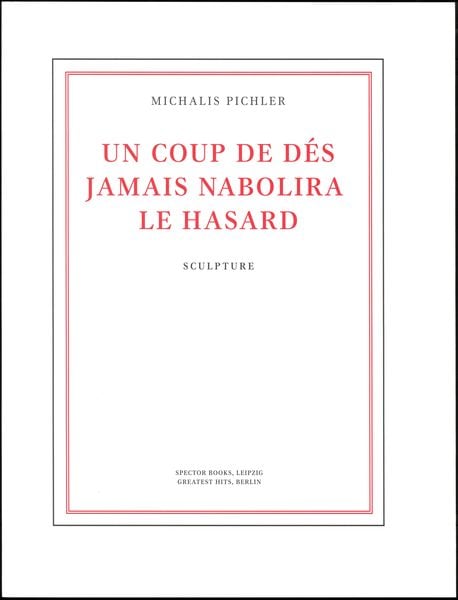 Produktbild: Un coup de d&eacute;s jamais n&rsquo;abolira le hasard (Sculpture)