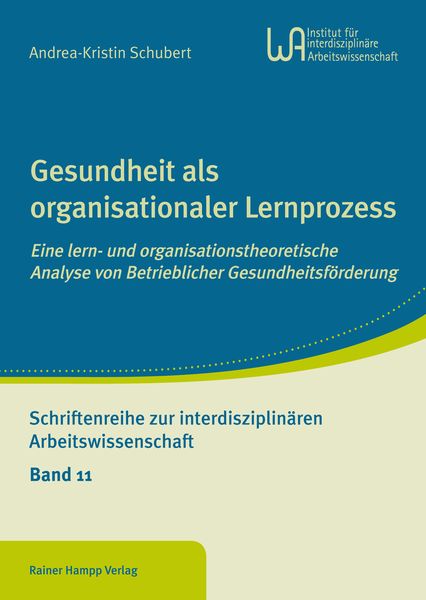 Produktbild: Gesundheit als organisationaler Lernprozess