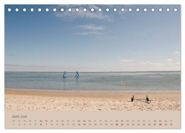 Produktbild: Sylt-Momente (Tischkalender 2026 DIN A5 quer), CALVENDO Monatskalender