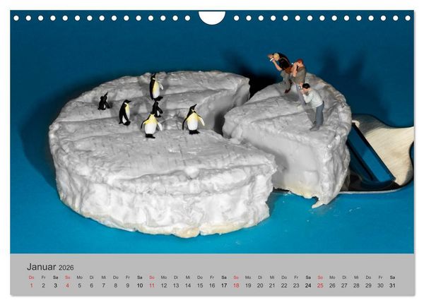 Produktbild: Miniaturen - Das Leben der Minis (Wandkalender 2026 DIN A4 quer), CALVENDO Monatskalender