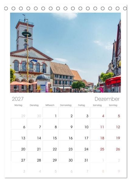 Produktbild: Tischplaner 2027 - Seligenstadt - Die Stadt mit Geschichte und Flair (A5 Tischkalender zum Aufstellen) CALVENDO