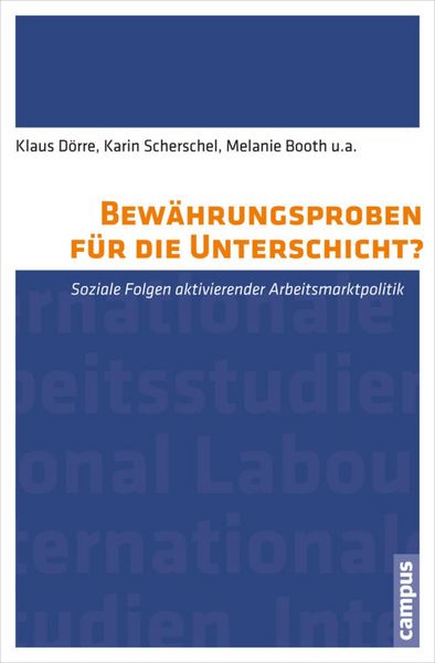 Produktbild: Bew&auml;hrungsproben f&uuml;r die Unterschicht?
