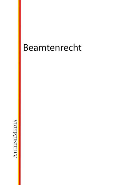 Produktbild: Beamtenrecht