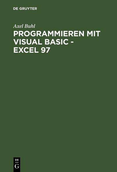 Produktbild: Programmieren mit Visual Basic - Excel 97
