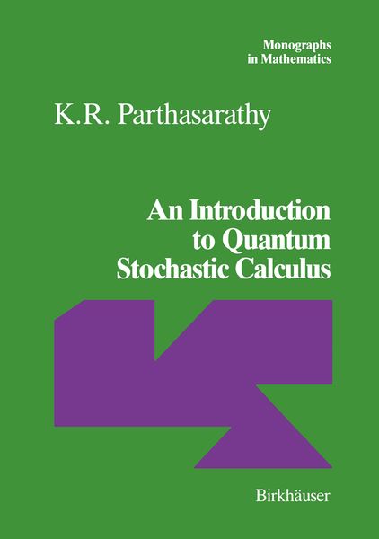 Produktbild: An Introduction to Quantum Stochastic Calculus