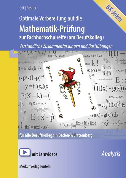 Produktbild: Optimale Vorbereitung auf die Mathematik-Pr&uuml;fung zur Fachhochschulreife (am Berufskolleg)