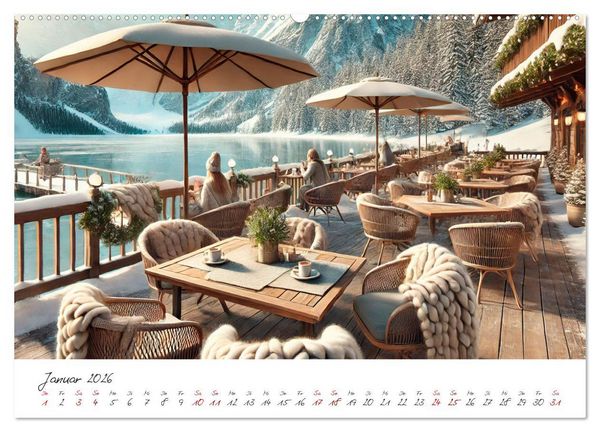 Produktbild: Wir lieben Wolle und Gem&uuml;tlichkeit (Wandkalender 2026 DIN A2 quer), CALVENDO Monatskalender