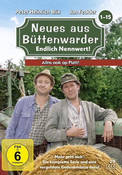 Produktbild: Neues aus B&uuml;ttenwarder - Endlich Nennwert! (Die komplette Serie inkl. vergoldeter Gedenkm&uuml;nze) [29 DVDs]