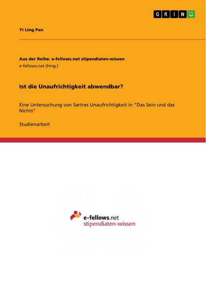 Produktbild: Ist die Unaufrichtigkeit abwendbar?