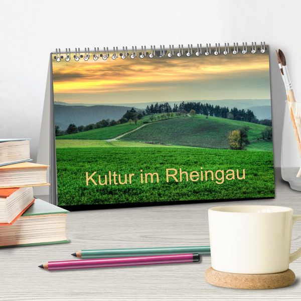 Produktbild: Kultur im Rheingau (Tischkalender 2026 DIN A5 quer), CALVENDO Monatskalender