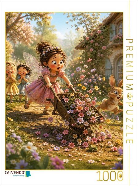 CALVENDO Puzzle Wenn Blumen fliegen | 1000 Teile Lege-Größe 64 × 48 cm Foto-Puzzle für glückliche Stunden