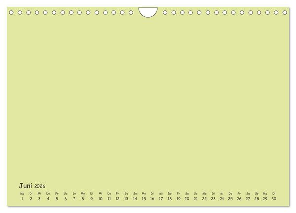 Produktbild: Regenbogen Kinder Bastelkalender - Zum Selbstgestalten - DIY Kreativ-Kalender (Wandkalender 2026 DIN A4 quer), CALVENDO Monatskalender