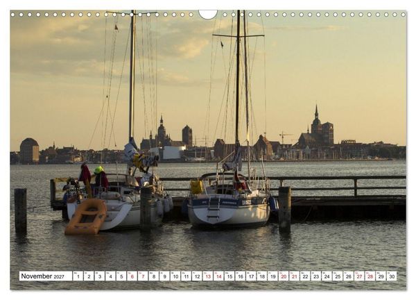 Produktbild: Stralsund - Momente einer Reise (Wandkalender 2027 DIN A3 quer), CALVENDO Monatskalender