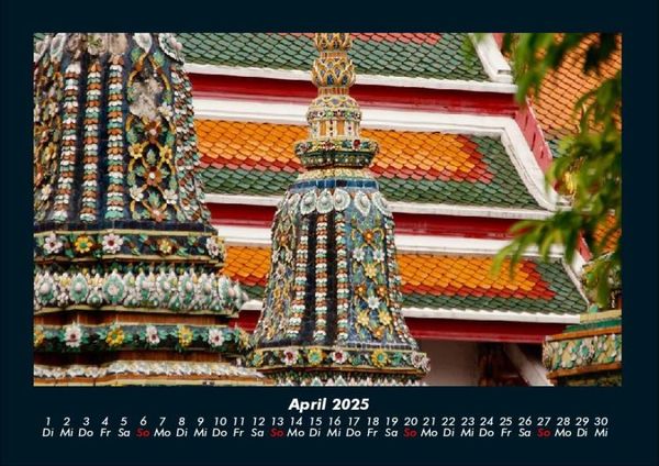 Produktbild: Tempel unserer Erde 2025 Fotokalender DIN A4