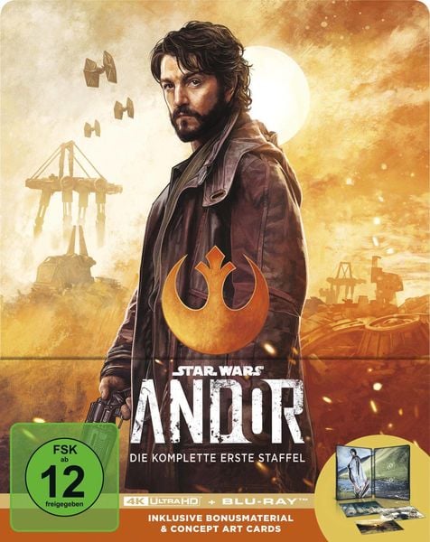 Produktbild: Andor - Staffel 1 - LImited Edition - Steelbook (3 x 4K Ultra HD) (+ 3 x Blu-ray)