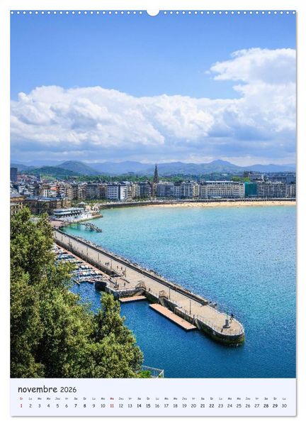Produktbild: Terre de caract&egrave;re - Paysages du Pays basque (Calendrier mural 2026 DIN A2 horizontal), CALVENDO calendrier mensuel