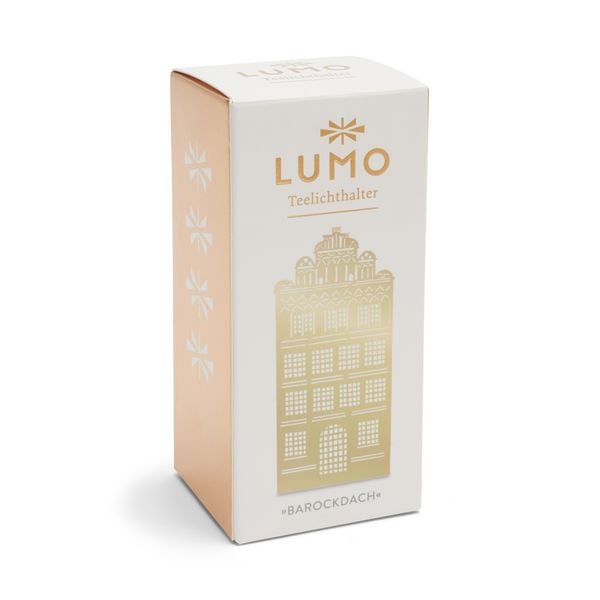 Produktbild: Teelichthalter "Barockdach", gold