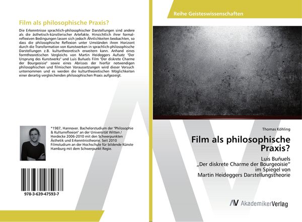 Film als philosophische Praxis?, Taschenbuch von Thomas Köhling, AV Akademikerverlag, 9783639475937