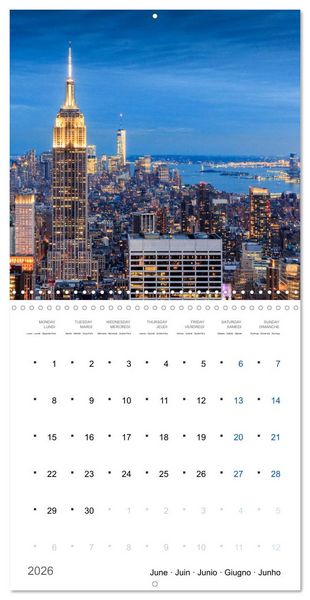Produktbild: World Cities at Night (Wall Calendar 2026 12 &times; 12 Inch) CALVENDO 12 Month Wall Calendar