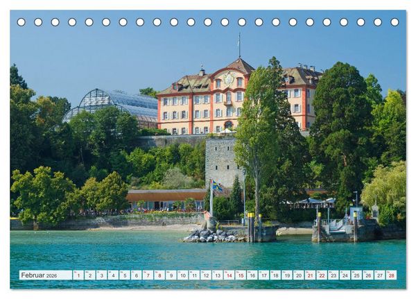 Produktbild: Bodensee - Traumlandschaften am Wasser (Tischkalender 2026 DIN A5 quer), CALVENDO Monatskalender