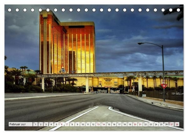 Produktbild: Las Vegas, Stadt der wahr gewordenen Tr&auml;ume (Tischkalender 2027 DIN A5 quer), CALVENDO Monatskalender