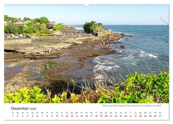 Produktbild: Impressionen einer Reise durch Bali (Wandkalender 2026 DIN A2 quer), CALVENDO Monatskalender