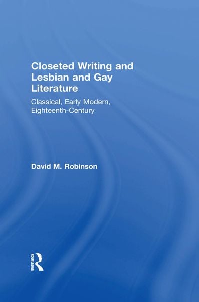 Produktbild: Closeted Writing and Lesbian and Gay Literature