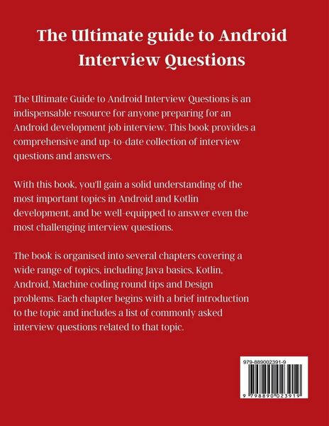 Produktbild: The Ultimate Guide to Android Interview Questions