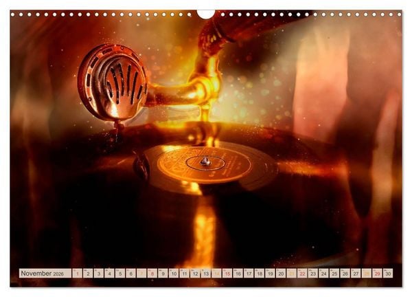 Produktbild: Grammophone - Zeitzeugen der Geschichte (Wandkalender 2026 DIN A3 quer), CALVENDO Monatskalender