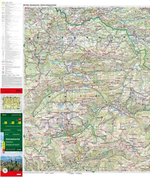 Produktbild: freytag & berndt Wanderkarte WK 5364 Kleinwalsertal, Hinterer Bregenzerwald 1:35.000