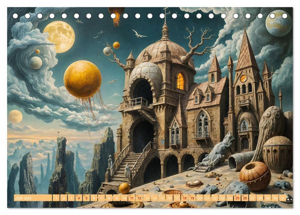 Produktbild: Unerkl&auml;rlich (Tischkalender 2026 DIN A5 quer), CALVENDO Monatskalender
