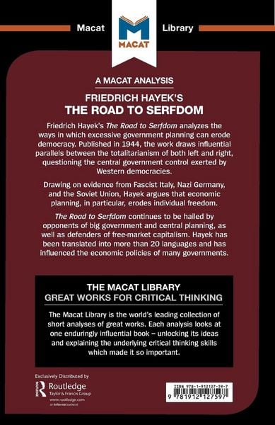Produktbild: An Analysis of Friedrich Hayek's The Road to Serfdom