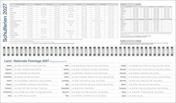 Produktbild: Wochenquerplaner, anthrazit 2027
