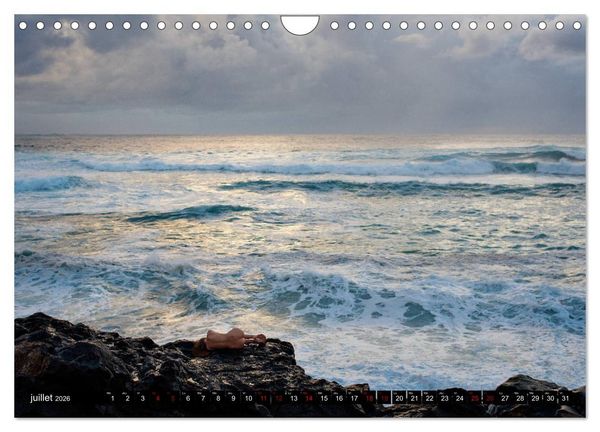 Produktbild: Lanzarote et le nu (Calendrier mural 2026 DIN A4 vertical), CALVENDO calendrier mensuel
