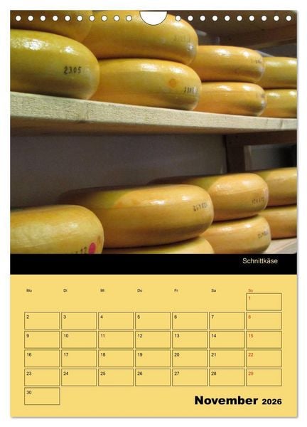 Produktbild: Alles K&auml;se / Planer (Wandkalender 2026 DIN A4 hoch), CALVENDO Monatskalender