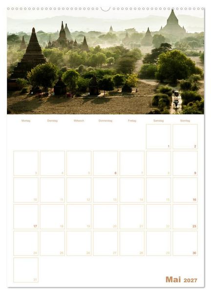 Produktbild: EXOTISCHES S&Uuml;DOSTASIEN - Planer 2027 (Wandkalender 2027 DIN A2 hoch), CALVENDO Monatskalender
