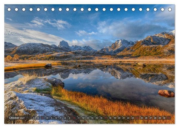 Produktbild: Die Farben Skandinaviens (Tischkalender 2027 DIN A5 quer), CALVENDO Monatskalender