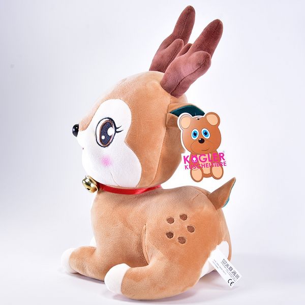 Produktbild: Pl&uuml;sch Hirsch mit Gl&ouml;ckchen 35cm